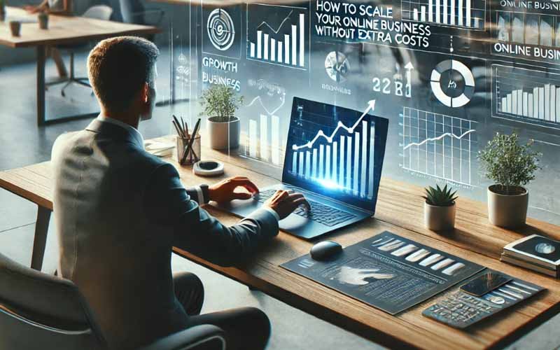 Scale Your Online Business Without Extra Costs Online business scaling strategies without extra costs.