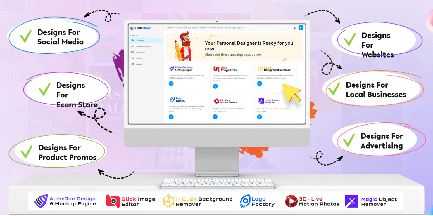 DesignBeast Review – Save $20 with Coupon “BEAST” on This 6-in-1 AI Graphic Suite