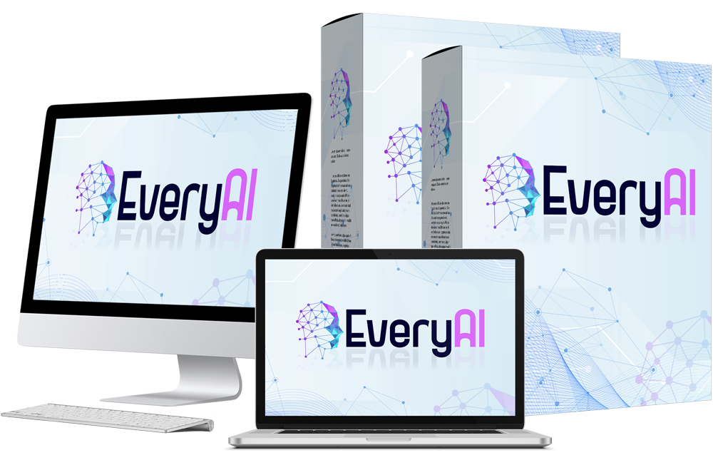 EveryAI Review – Dashboard showing 350+ AI tools like ChatGPT, MidJourney, Claude 3