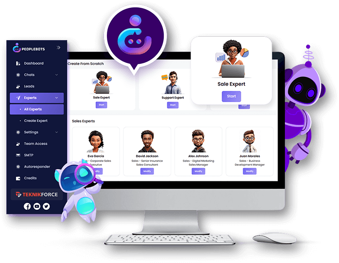 PeopleBots Review – Discover the AI chatbot SaaS that learns, sells, supports & speaks 100+ languages!