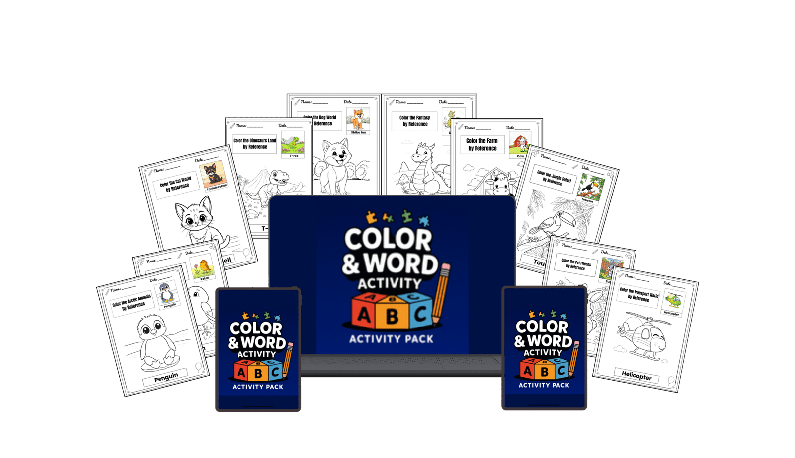 Color & Word Activity Pack Review: Best PLR Coloring & Learning Bundle