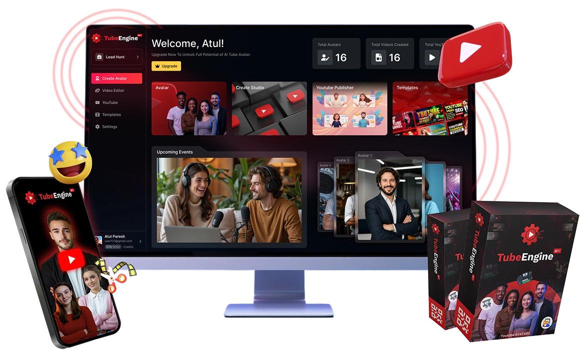 AI-powered software to create and automate faceless YouTube channels.