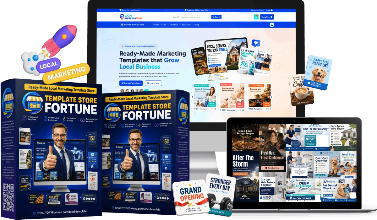 Local Template Store Fortune Review 2026: Launch Your DFY Local Marketing Business